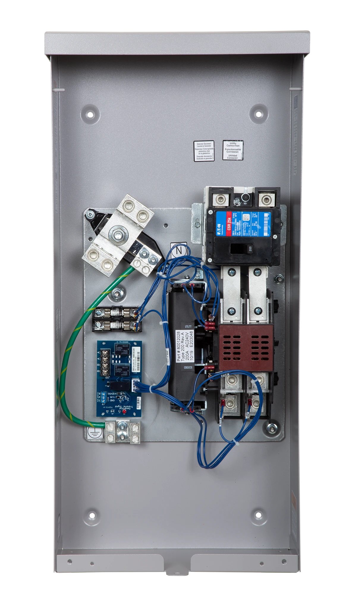 200 amp Standard SED Transfer Switch, NEMA 3R - 10 Year Warranty