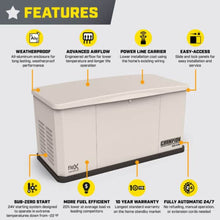Champion 22kW FLEX Generator w/200A SE NEMA 3R WHOLE HOUSE FLEX ATS (Aluminum Enclosure)
