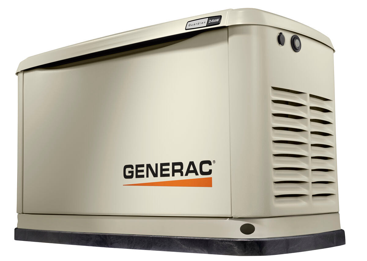 Generac 24/21kW Air-Cooled Standby Generator, Aluminum Enclosure