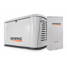 Generac 18/17kW Air-Cooled Standby Generator, 200A Transfer Switch