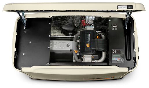 Generac 24/21kW Air-Cooled Standby Generator, Aluminum Enclosure