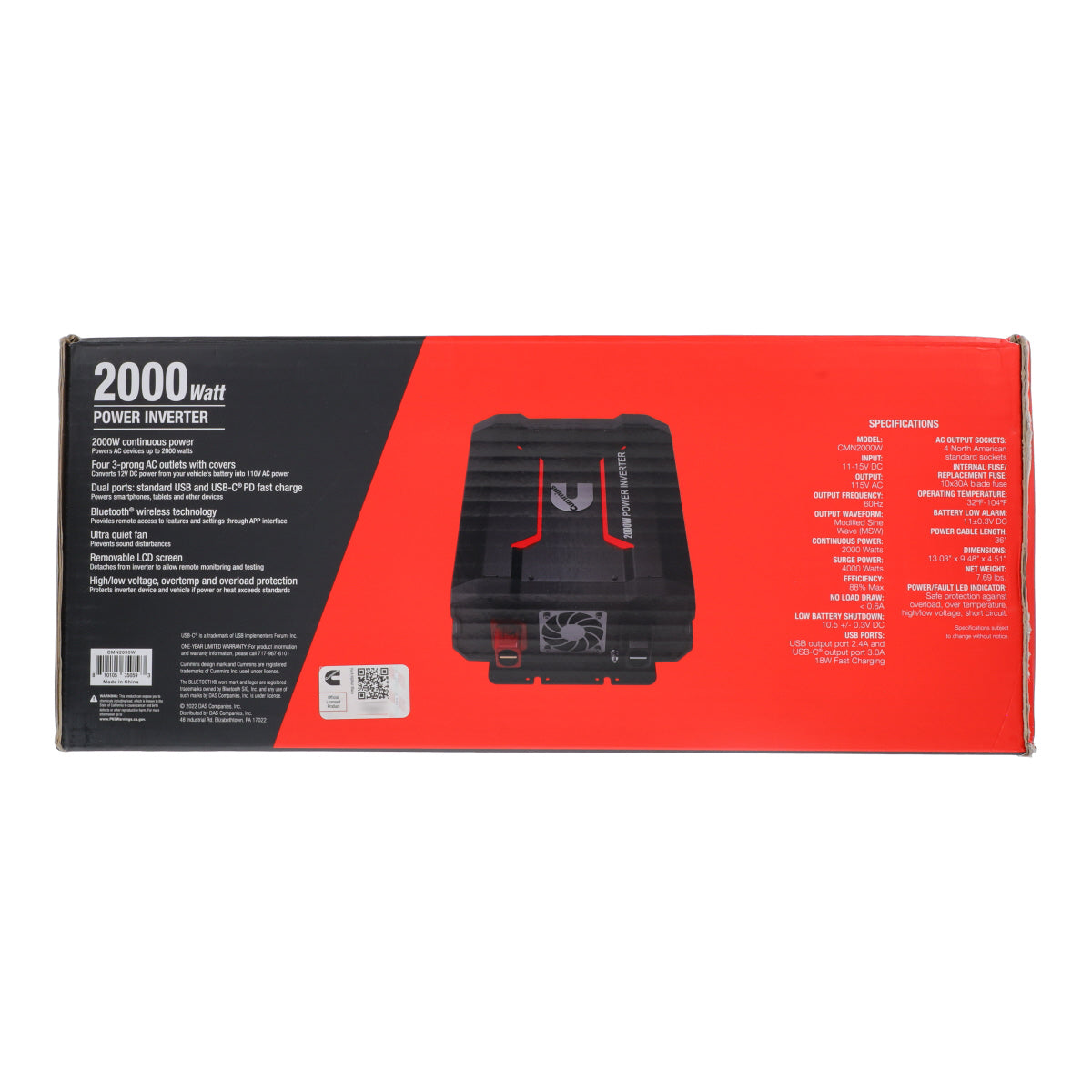 2000W Modified Sine Wave Power Inverter