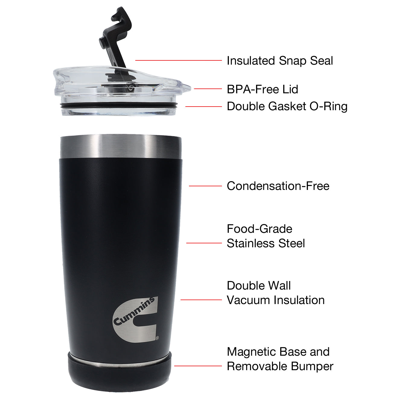 20oz Tumbler Black