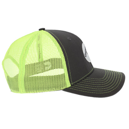 Hi-Vis Neon Mesh Back Cap Gray-Lime