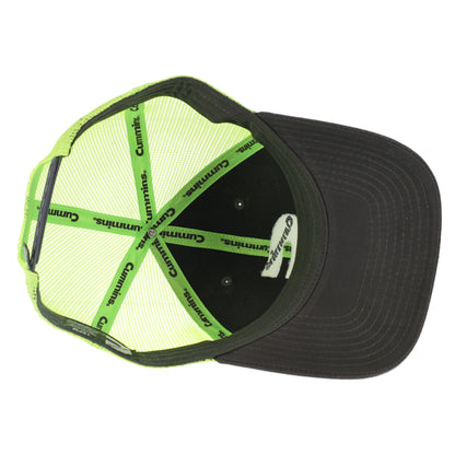 Hi-Vis Neon Mesh Back Cap Gray-Lime