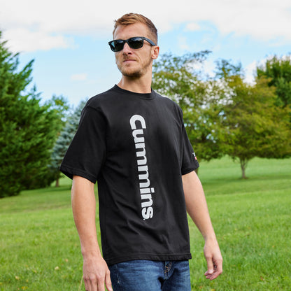 Racing Stripes T-Shirt Black 3X