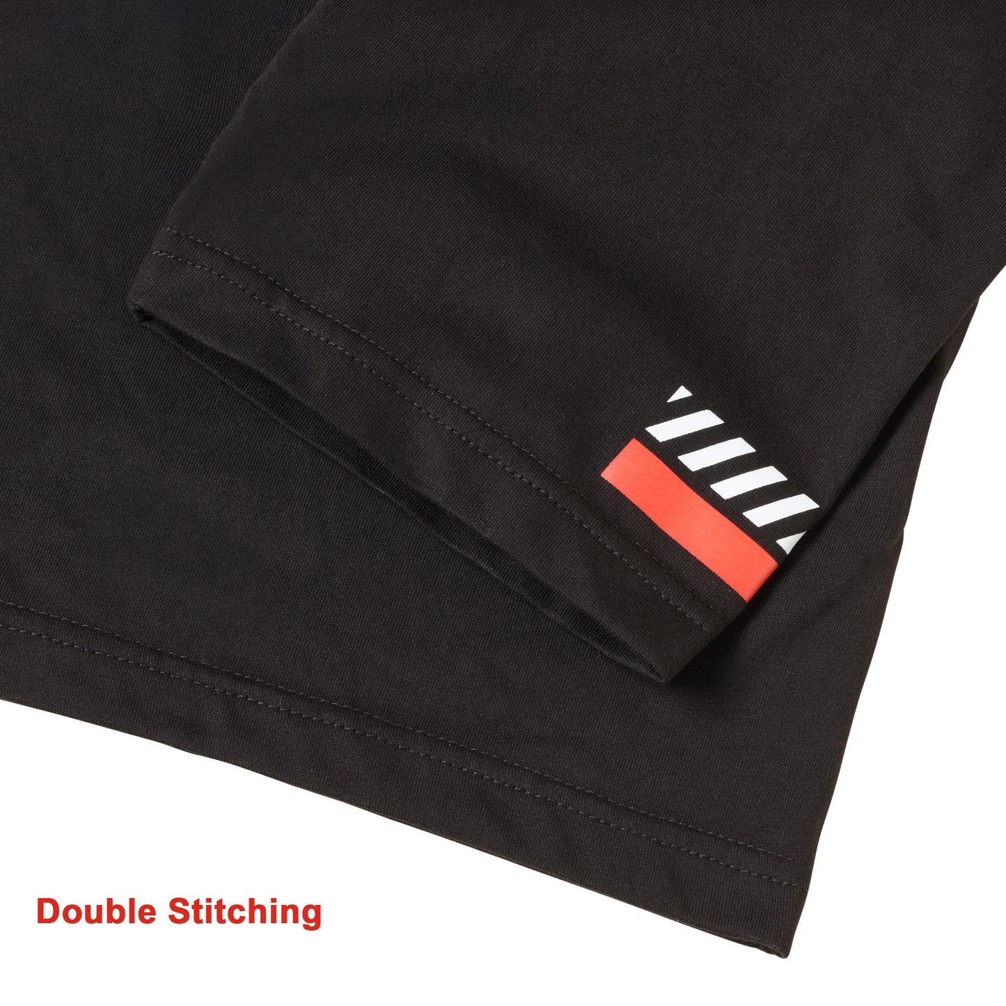 Racing Stripes T-Shirt Black 3X