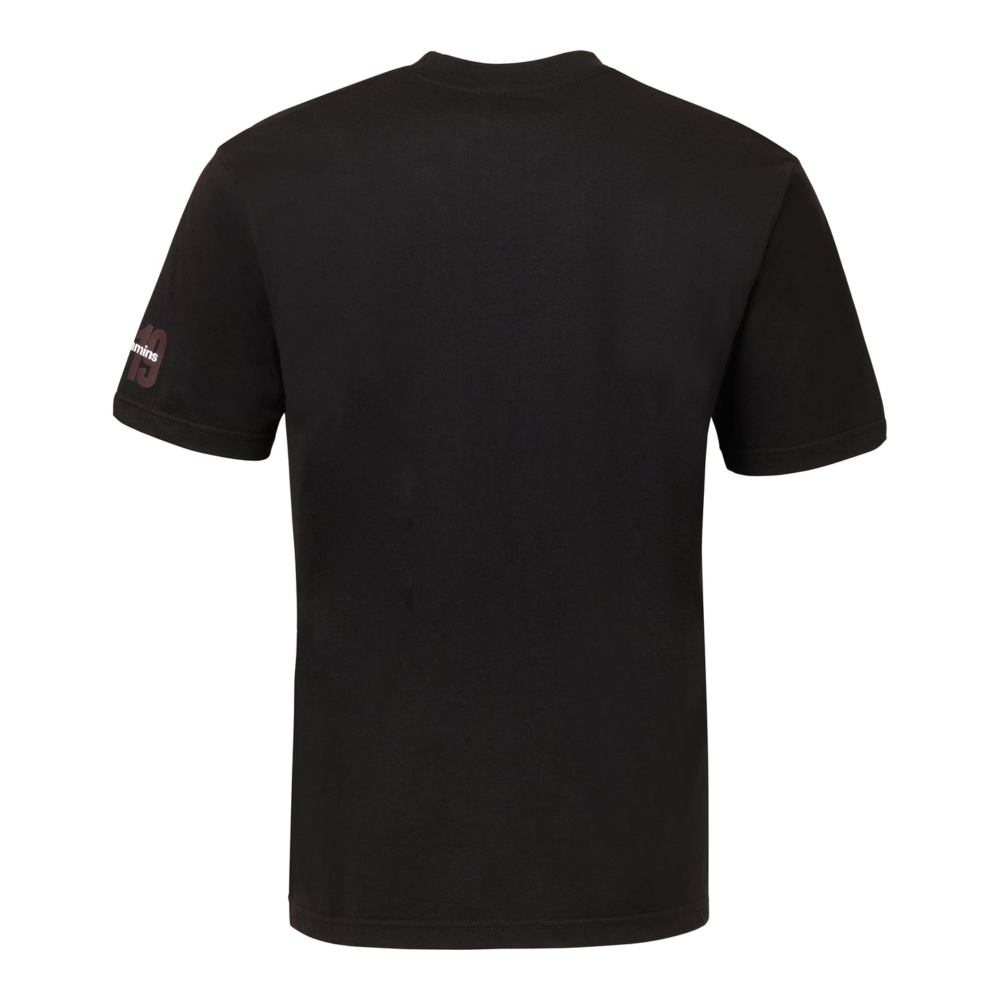 Vertical Racing Stripe T-Shirt Black L