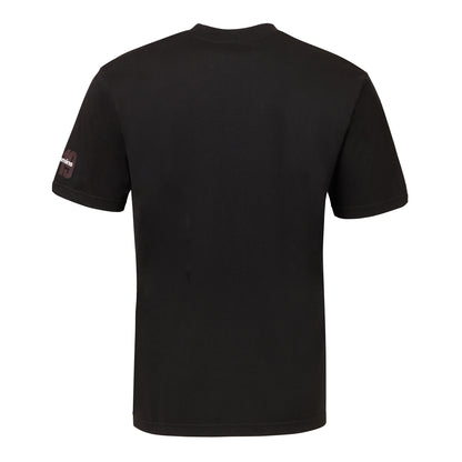 Vertical Racing Stripe T-Shirt Black L