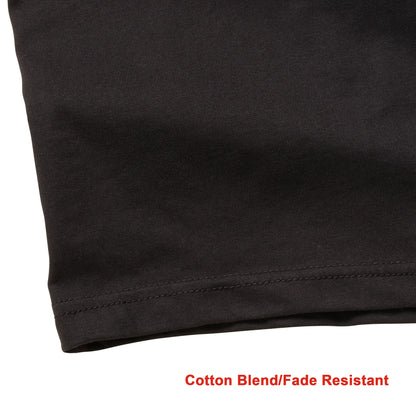 Vertical Racing Stripe T-Shirt Black 2XL