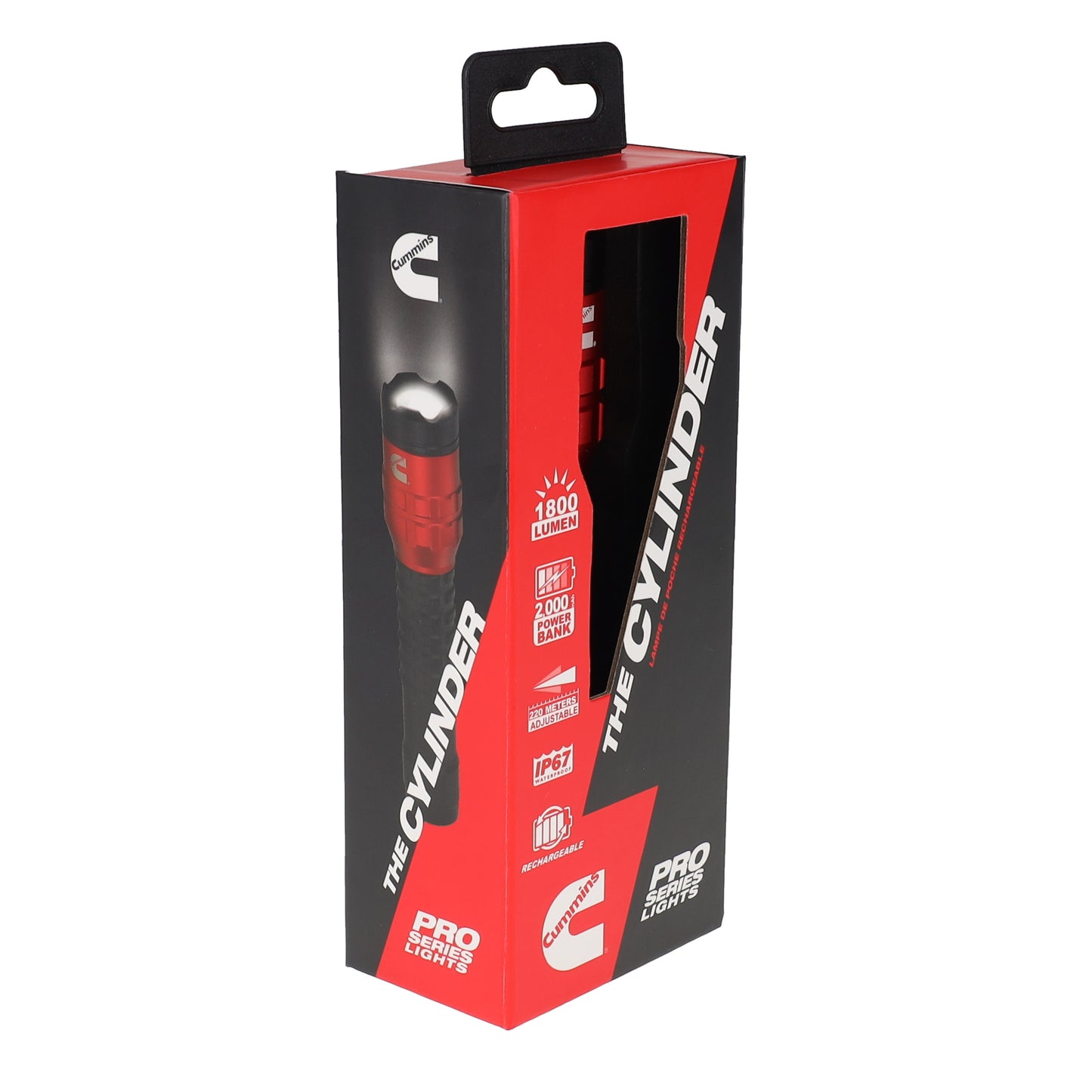 Cylinder Flashlight 1800 Lumens