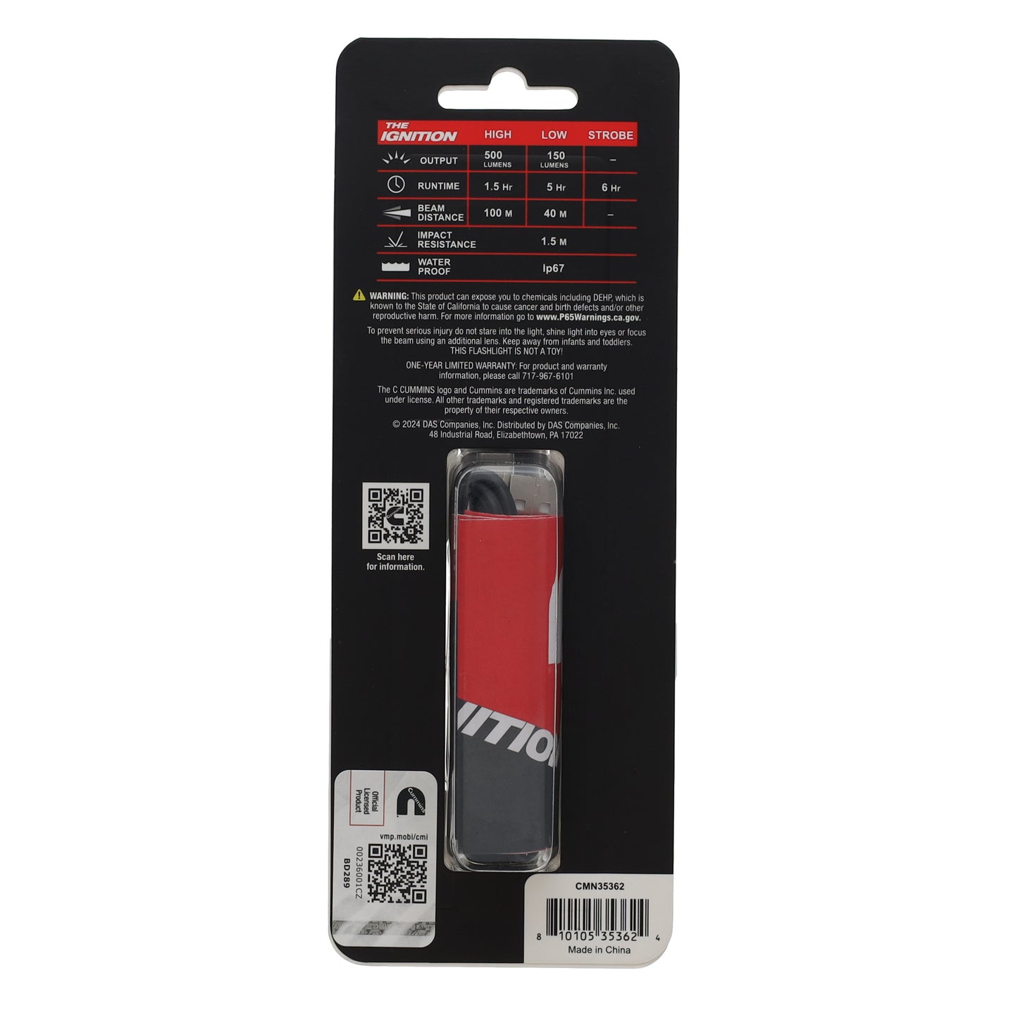 Ignition Pocket Flashlight 500 Lumens