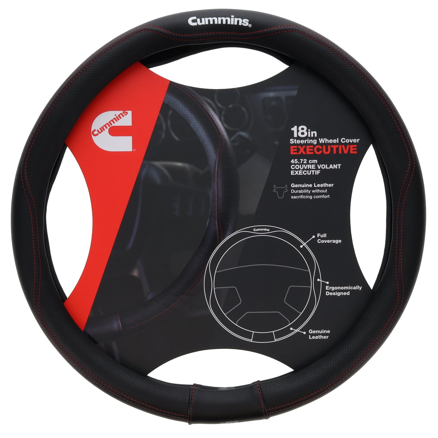 18in Steering Wheel Cover Executive