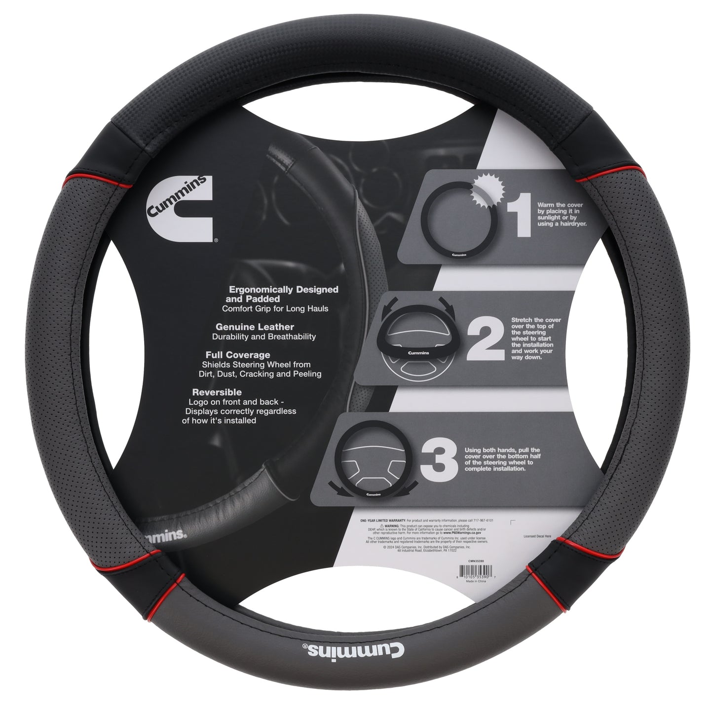18in Steering Wheel Cover Sport