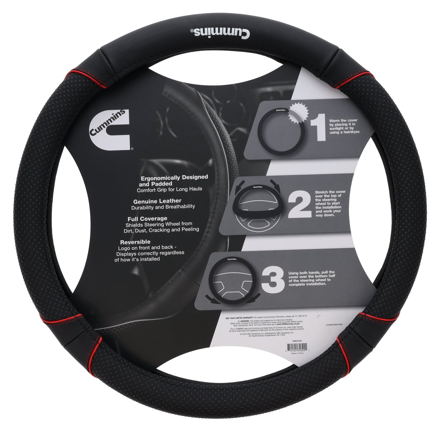 18in Steering Wheel Cover LuxGrip