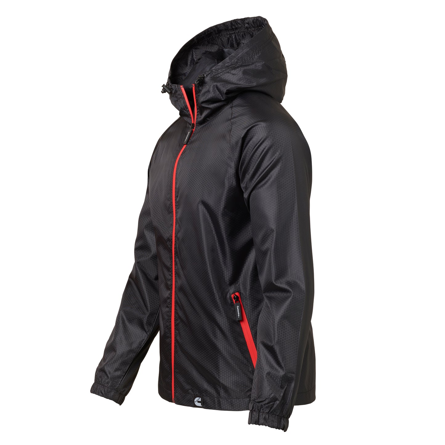 Mens Anthracite Rain Jacket Large