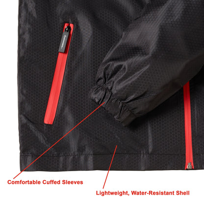 Mens Anthracite Rain Jacket XL