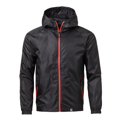 Mens Anthracite Rain Jacket Large