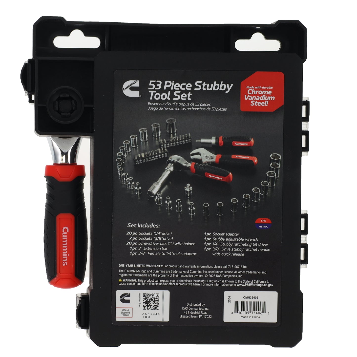 53 Piece Stubby Tool Set