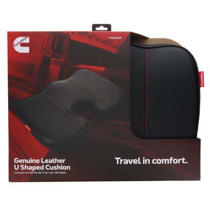 Genuine Leather U-Shaped Cushion
