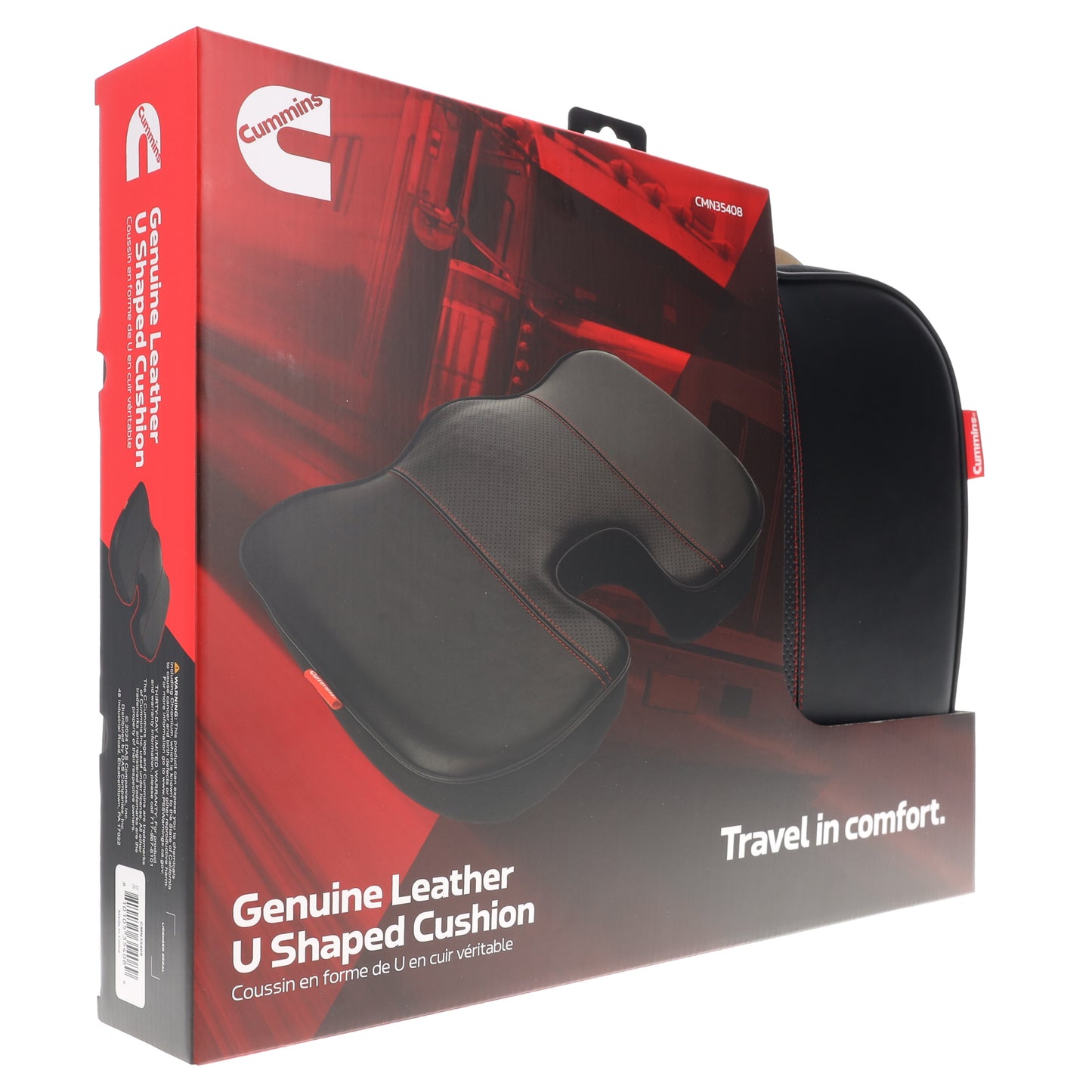 Genuine Leather U-Shaped Cushion