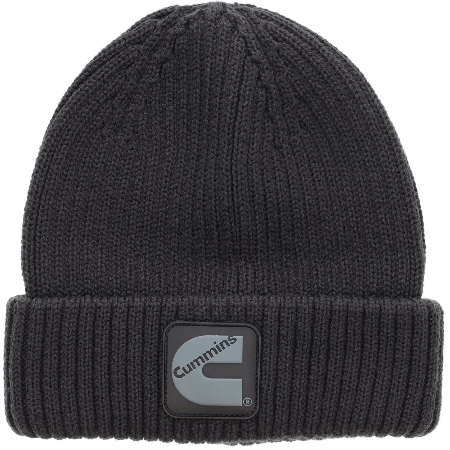 Double Cuffed Beanie Charcoal