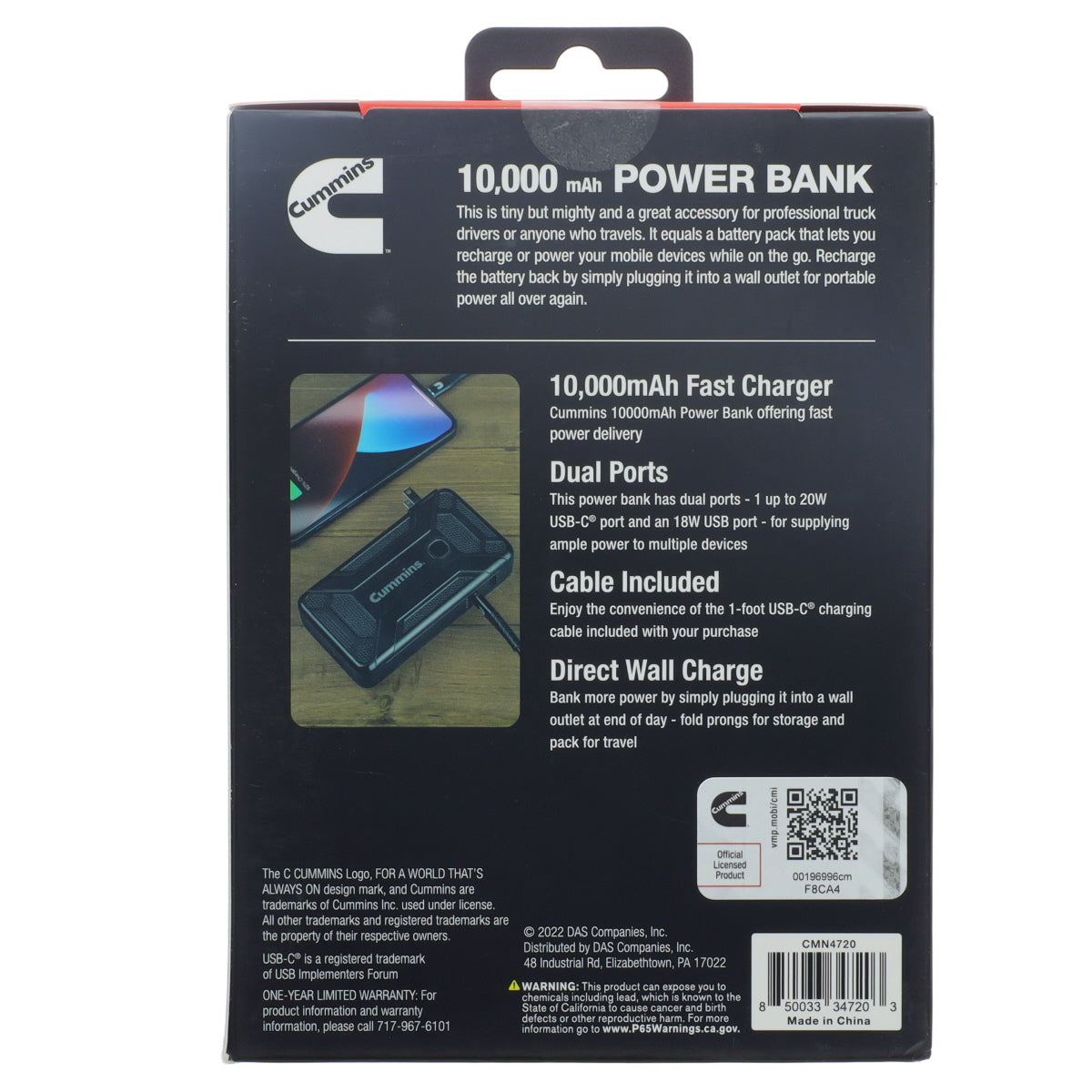 Power Bank 10000mAh Black