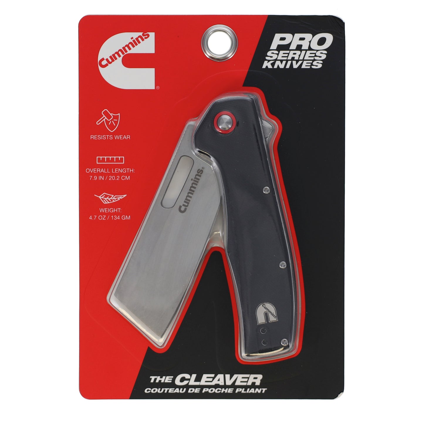 Cleaver Pocket Knife 3.5in Blade