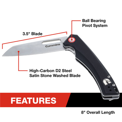Hot Shot Pocket Knife 3.5in Blade