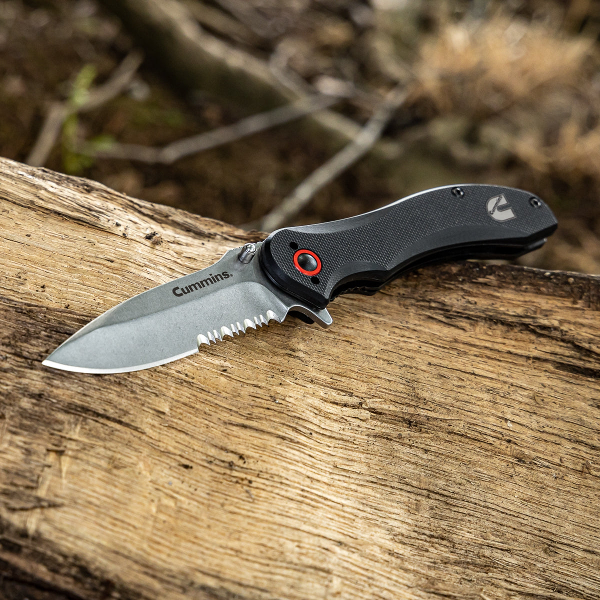Serrated Torque Pocket Knife 3in Blade