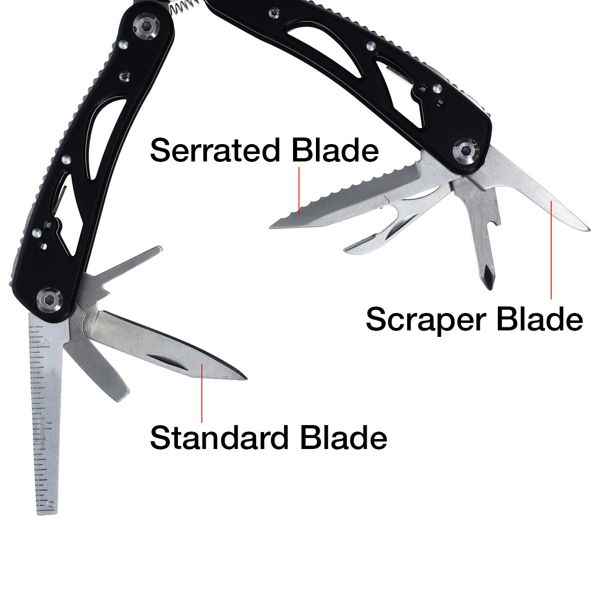 20-in-1 Multi-Tool Pocket Knife w Case