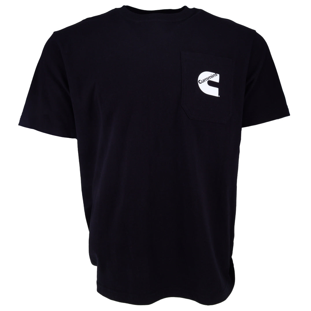 Mens SS Pocket T Shirt Black XL
