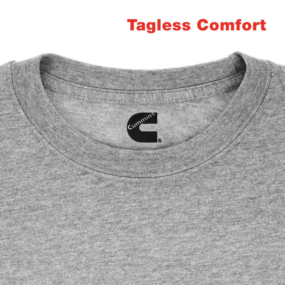 Mens SS T-Shirt Gray Small