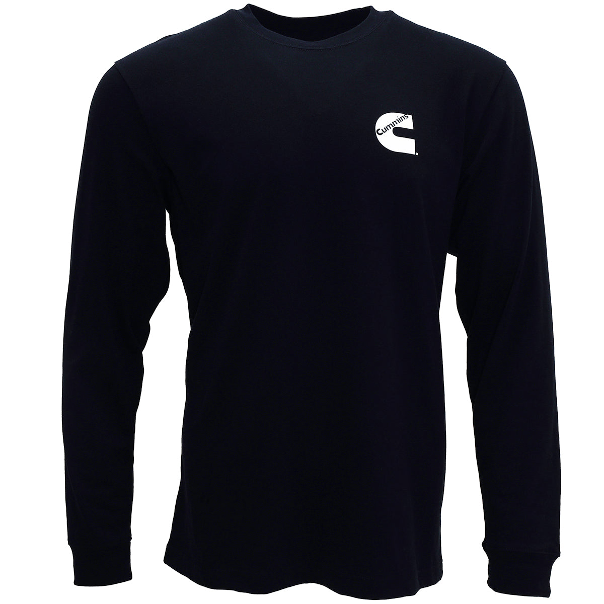 Long Sleeve Tee Mens Black 3X