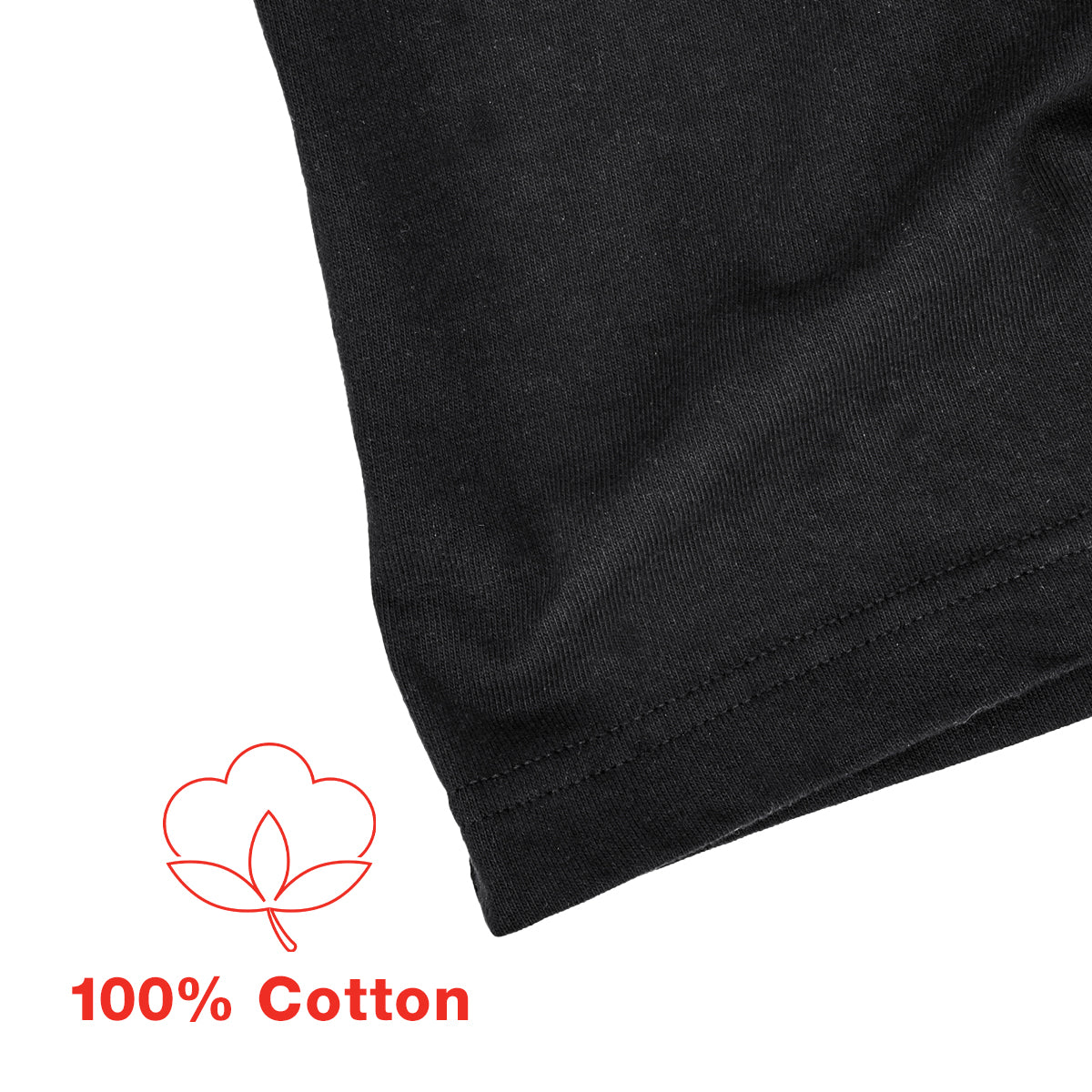Long Sleeve Tee Mens Black 4X
