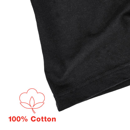 Long Sleeve Tee Mens Black 4X