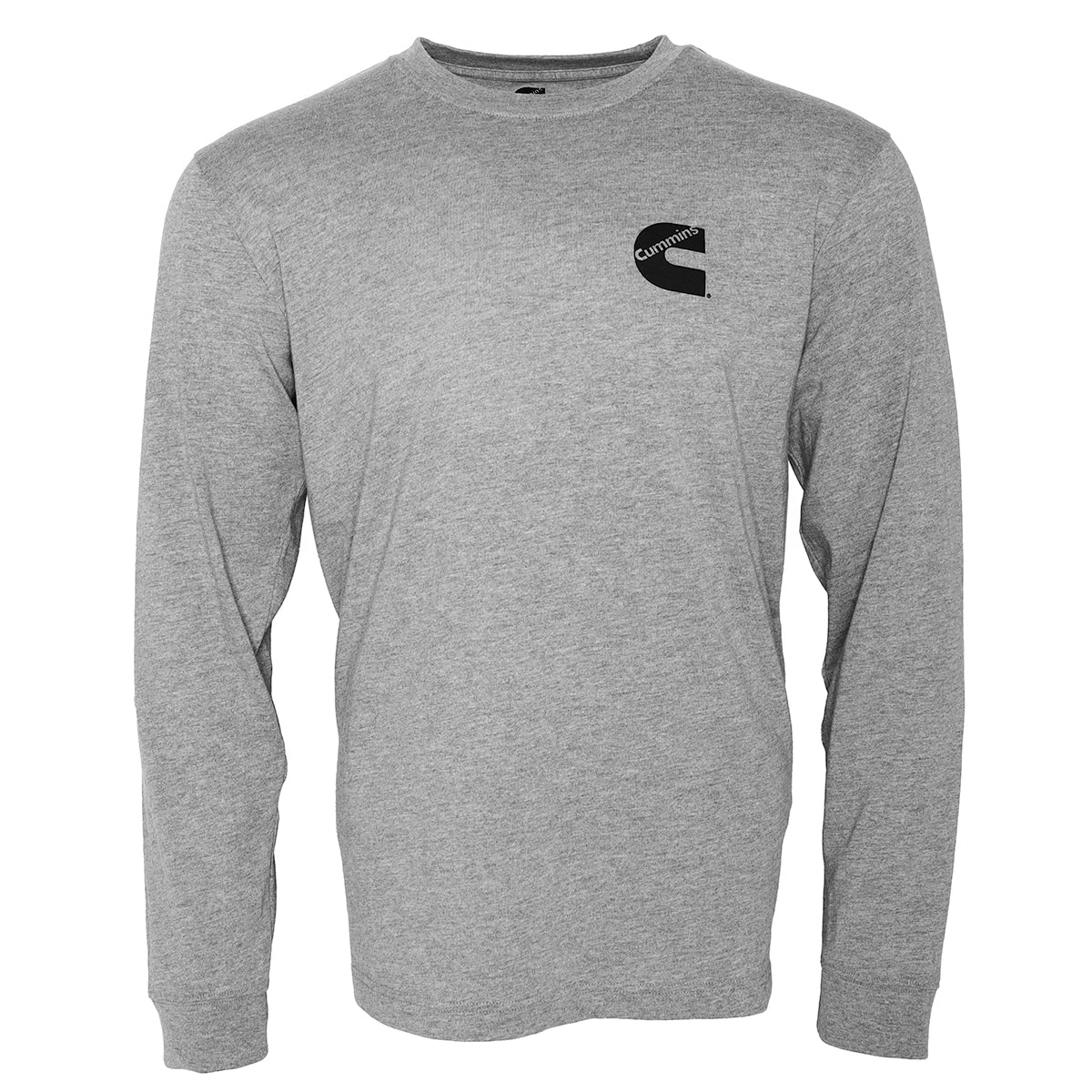 Long Sleeve Tee Mens Heather Gray S