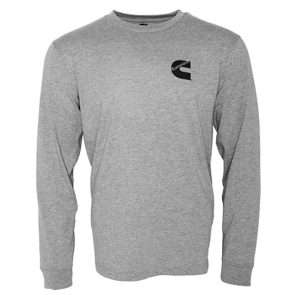 Long Sleeve Tee Mens Heather Gray XL
