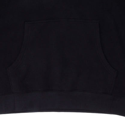Mens Pullover Fleece Hoodie Black 2X