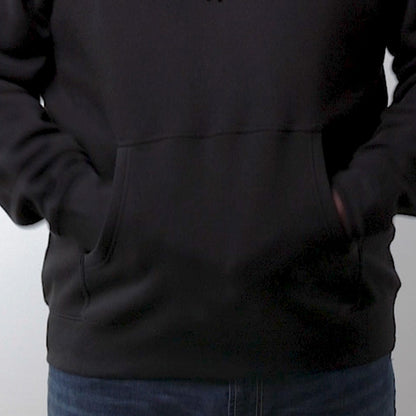 Pullover Fleece Hoodie Mens Black 4X