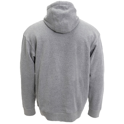 Mens Pullover Fleece Hoodie Htr Gry Med