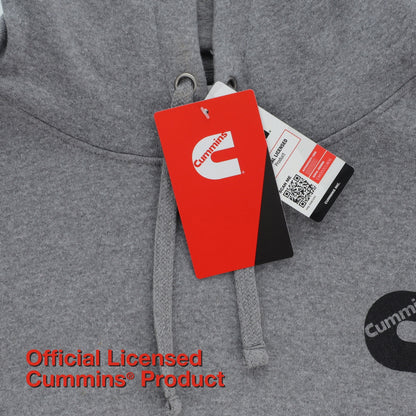 Mens Pullover Fleece Hoodie Htr Gry 2X