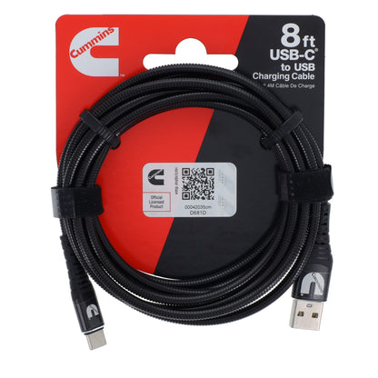 8ft USB-C to USB Flex Steel Cable