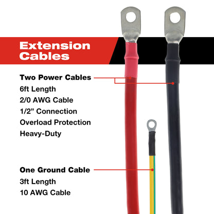 6ft Extension Cables for Inverters