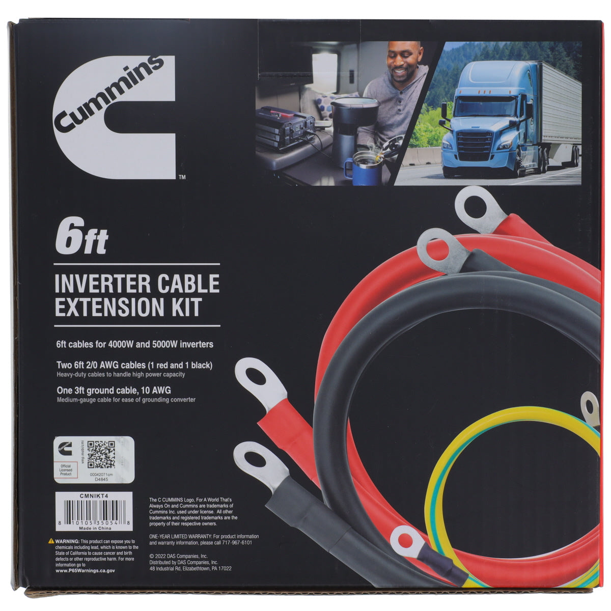 6ft Extension Cables for Inverters