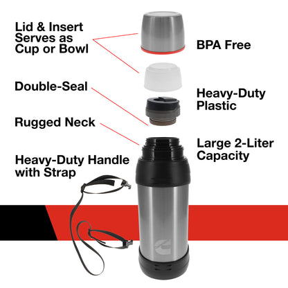 67oz Stainless Steel Bottle Chrome